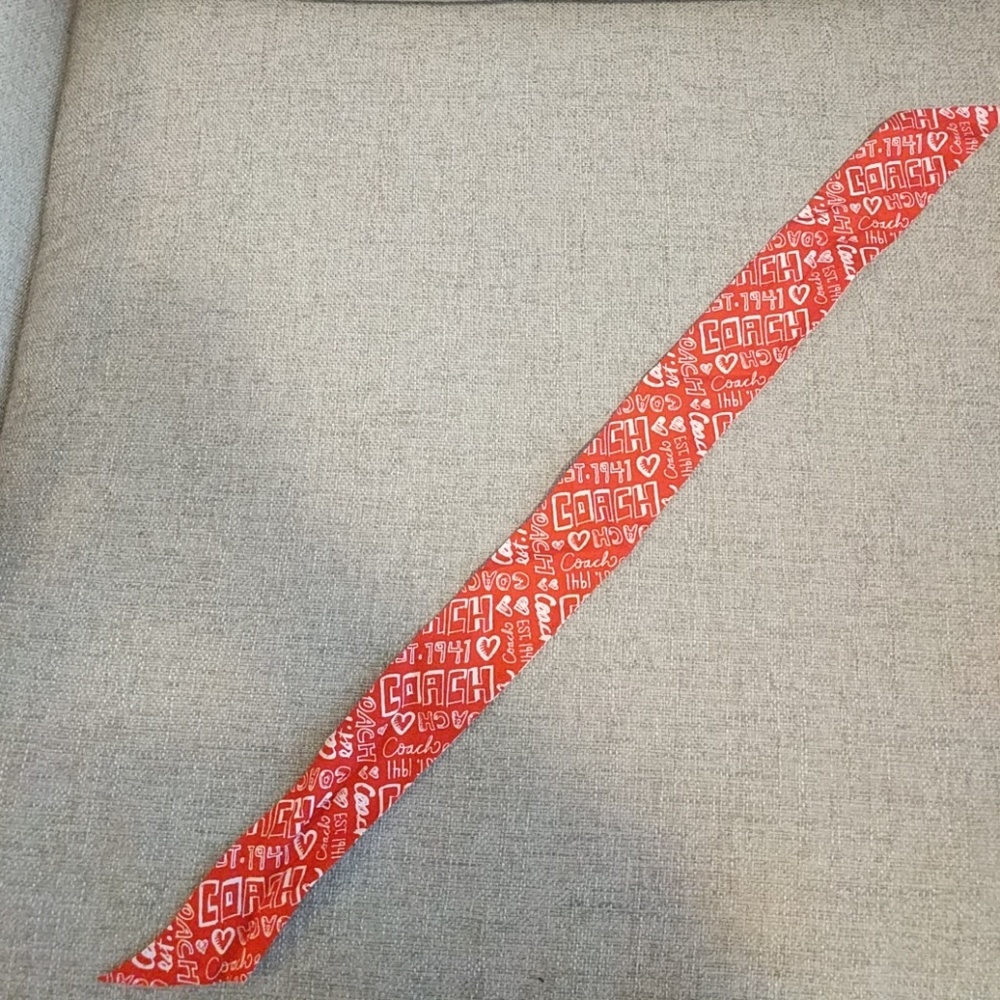 Coach headband - skinny scarf